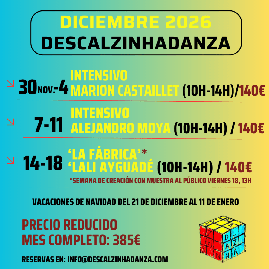 Diciembre 2026 en Descalzinhadanza