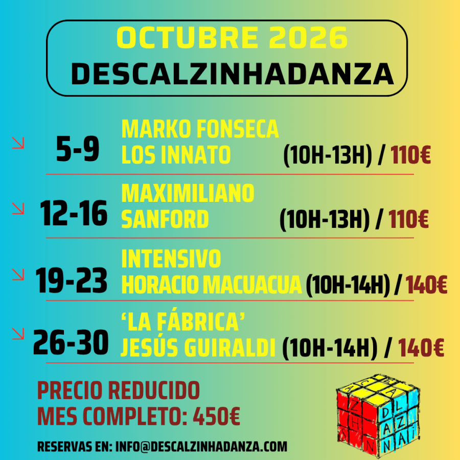 Octubre 2026 en Descalzinhadanza